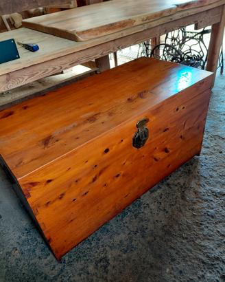 BAULE GRANDE IN LEGNO MASSELLO 