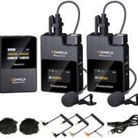 Comica - Microfono Wireless Dual Lavalier HD