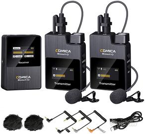 Comica - Microfono Wireless Dual Lavalier HD