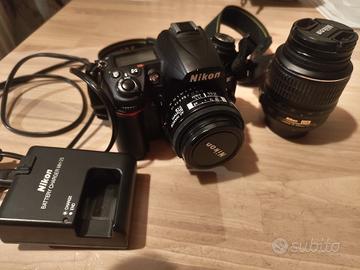 Nikon D7000 + 18-55mm + 50mm + caricabatterie 
