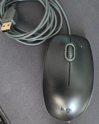 Mouse Logitech B110 Silent Nero USB (con scatola)