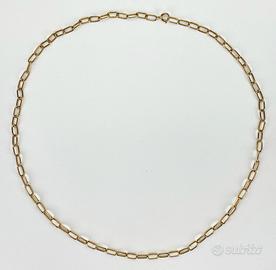 Catena girocollo uomo-donna in oro 18K