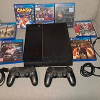 Console Sony Playstation 4 + 2 Joypad + 7 Giochi