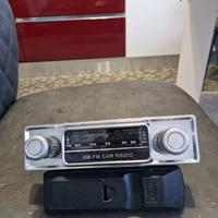 Autoradio epoca anni 60 con FM cromata funzionante