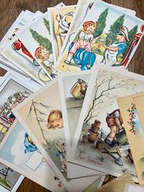 Cartoline illustrate stampate in Italia