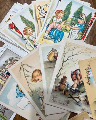 Cartoline illustrate stampate in Italia