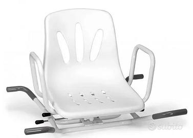 Sedia Girevole per Vasca in Acciaio Inox, Seduta