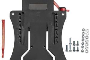 porta targa estraibile moto enduro click clack KTM