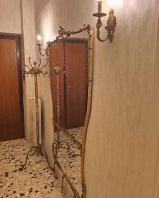 ingresso completo in ottone vintage