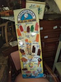 Cartello pubblicitario gelati