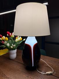 Lampada da tavolo PAF originale 1988 in vetro soff