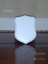 MINI CREST MILITARI E AERONAUTICA IN LEGNO §BIANCO o NOCE SCURO§ MDF 