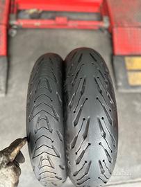 Coppia Pneumatici 120/70/17 + 160/60/17 Michelin