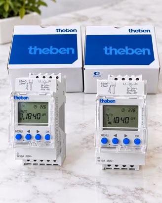 Set di 2 interruttori orari Theben TR610 TOP2