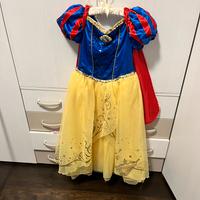 Vestito biancaneve disney 7 anni 122cm