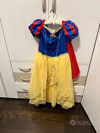 Vestito biancaneve disney 7 anni 122cm