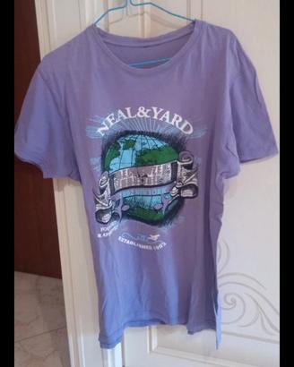 T-shirt Uomo Lilla Cotone  Neal & Yard