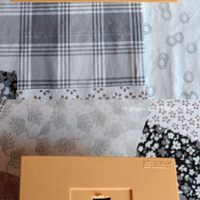 Mascherine prese tel fisso - beige/bianco