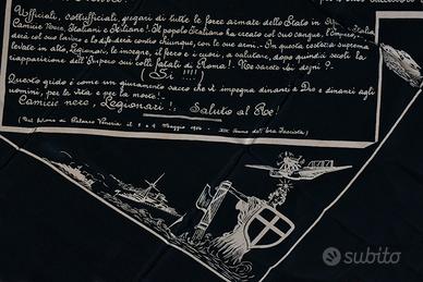 Drappo discorsi Duce Impero WW2