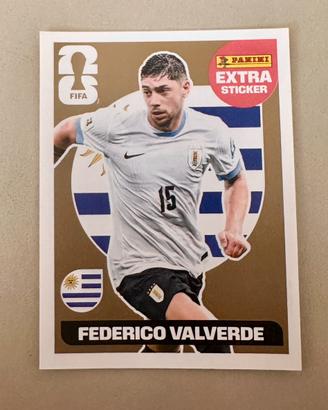 PANINI FIFA WORLD CUP FEDERICO VALVERDE GOLD extra