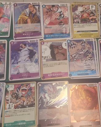 carte one piece 