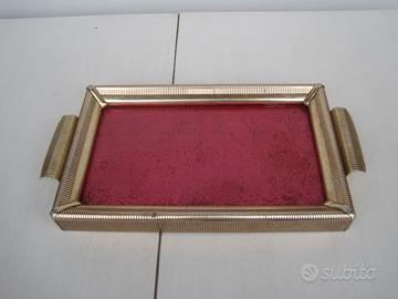 Vassoio vintage in alluminio