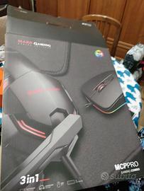 Cuffie e mouse mars gaming
