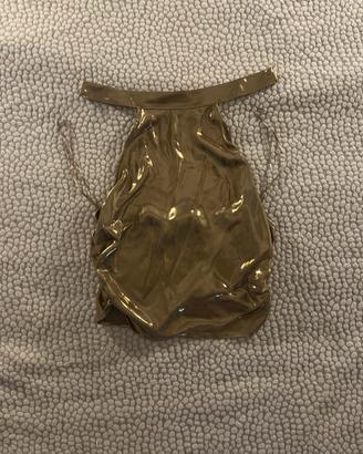 Top Zara, Colore: oro metallizzato, taglia: L (EU)