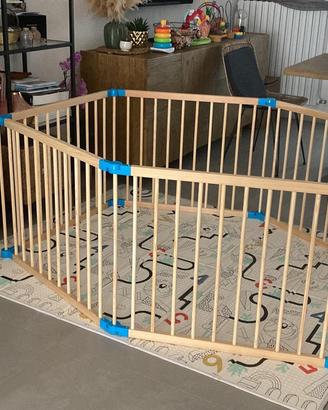 Recinto / Box in legno bambini