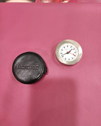 Orologio da viaggio con sveglia "Mondaine"