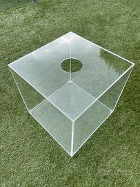 Urna / box in plexiglas trasparente