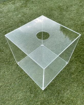 Urna / box in plexiglas trasparente