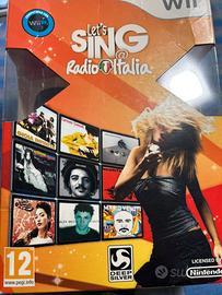 Wii  NUOVO Let’s SING Radio Italia