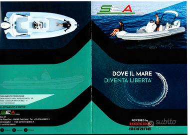 SEA 22 GT & HONDA BF 135 WHITE  NUOVI