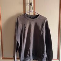 Felpa Zara Donna Grigio Consumato