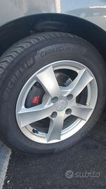 Cerchi in lega 15" dezent e gomme michelin cross 2