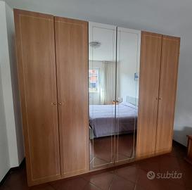 Armadio 6 ante con Comodini