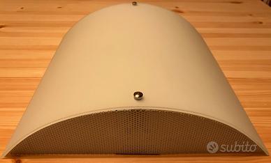 Plafoniera in vetro satinato bianco