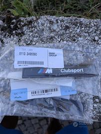 BMW e36 badges M clubsport