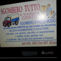 Sgombero e traslochi