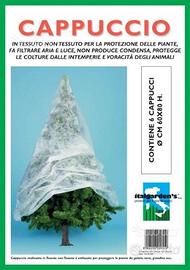 3 Cappucci tessuto non tessuto diametro cm.100x160