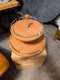 Alzata Foppapedretti portafrutta in legno