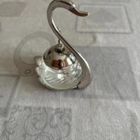 Zuccheriera / Porta marmellata Vintage Cigno