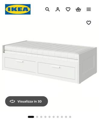 divano letto Ikea per stanzetta 