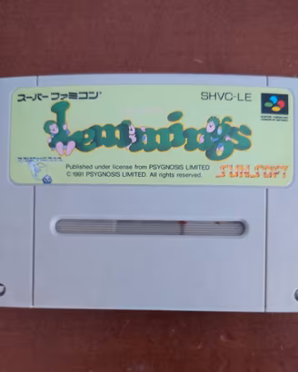 Lemmings SNES SFC Nintendo Super Famicom Japanese