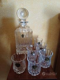 Set da liquore in cristallo RCR