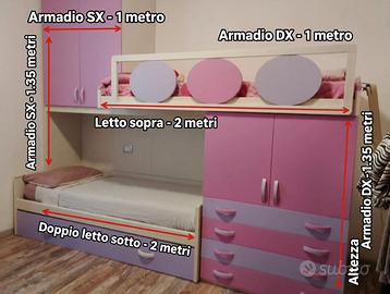 Cameretta completa a castello