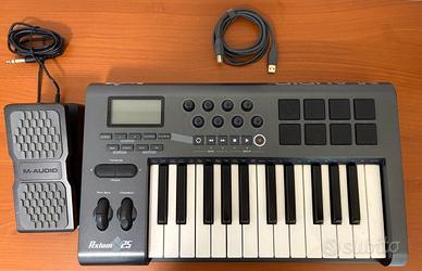 Controller midi M-Audio Axiom 25 + M-Audio ex-p