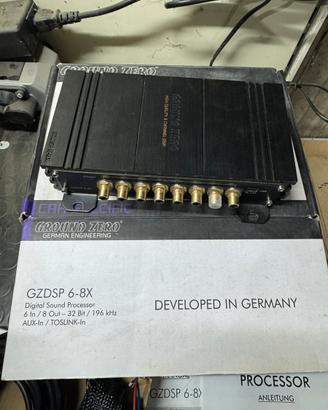 Processore GROUND ZERO GZDSP 6-8