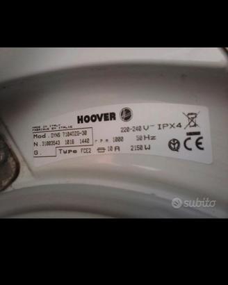 Ricambi lavatrice Hoover